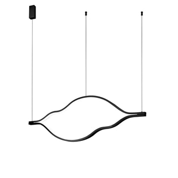 Lámpara colgante VALENCIA 24W, luz cálida 3000°K, 127V de Quor Lighting - Q10682-BK