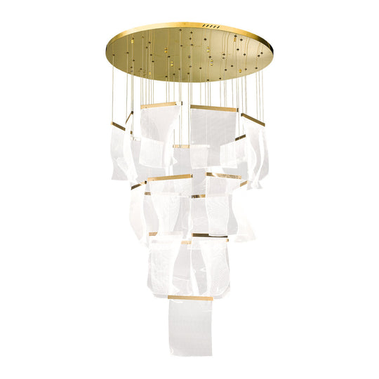 Lámpara colgante WAVE 100W, luz cálida 3000°K, 127V de Quor Lighting - Q10920-BG