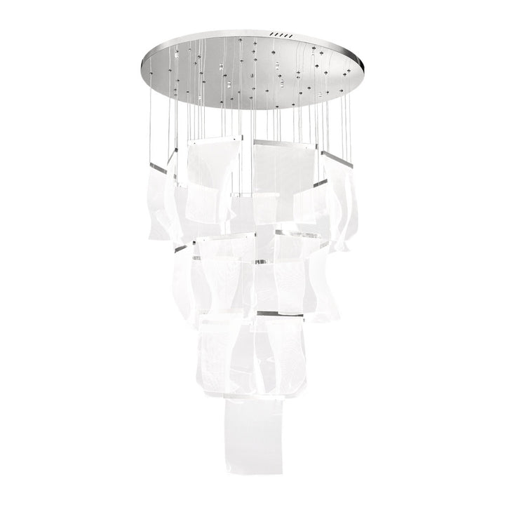 Lámpara colgante WAVE 100W, luz cálida 3000°K, 127V de Quor Lighting