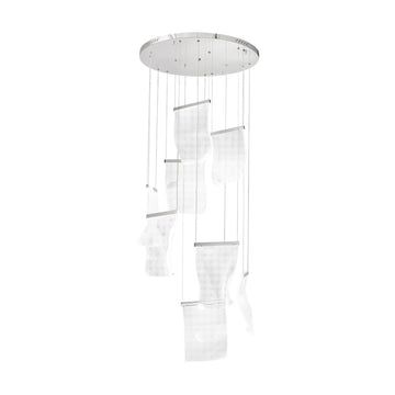 Lámpara colgante WAVE 40W, luz cálida 3000°K, 127V de Quor Lighting