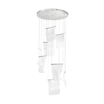 Lámpara colgante WAVE 40W, luz cálida 3000°K, 127V de Quor Lighting - Q10928-CH