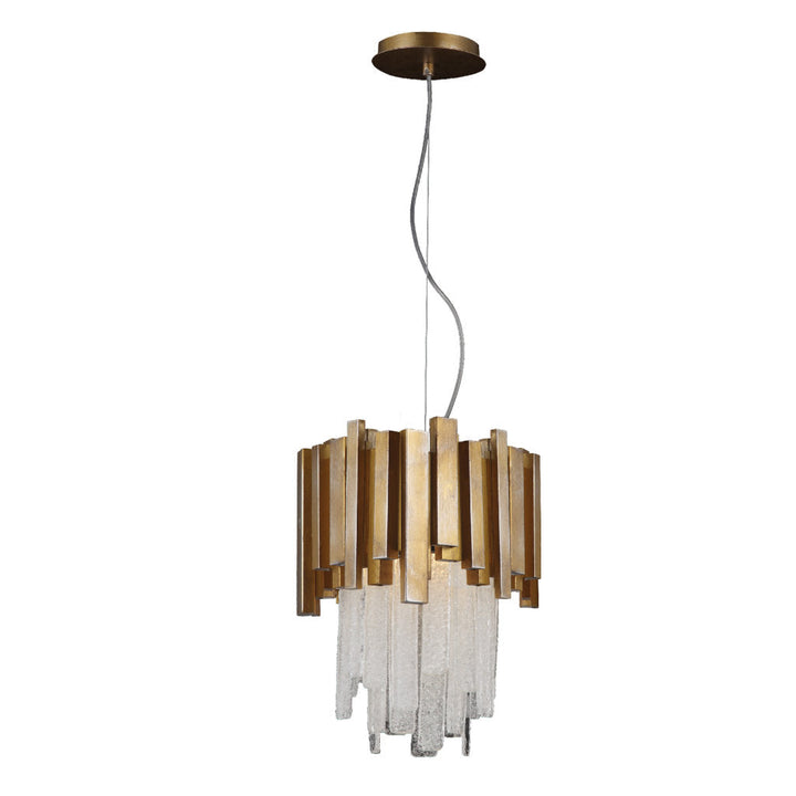 Lámpara colgante DANAE, base E26, foco no incluido, 127V de Quor Lighting - Q11604-GD