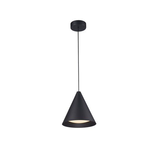 Lámpara colgante MINSK (Ø 25cm) 10W, luz cálida 3000°K, 127V de Quor Lighting - Q12667-BK
