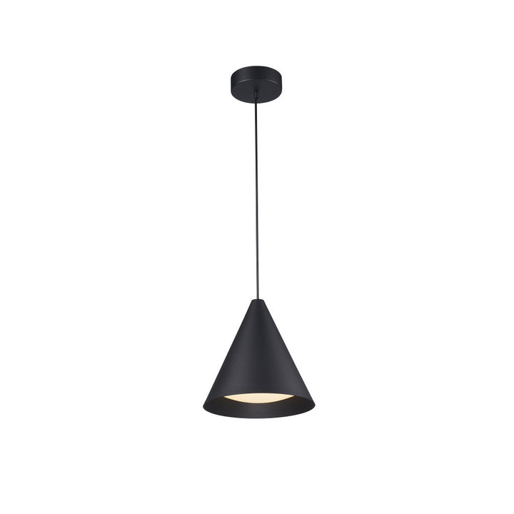 Lámpara colgante MINSK (Ø 25cm) 10W, luz cálida 3000°K, 127V de Quor Lighting - Q12667-BK