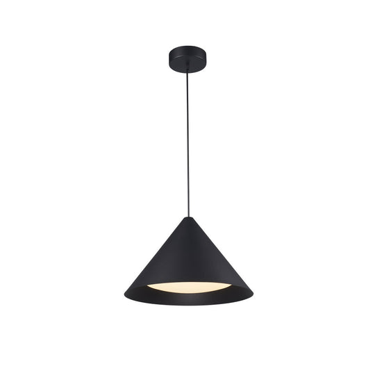 Lámpara colgante MINSK (Ø40cm) 16W, luz cálida 3000°K, 127V de Quor Lighting - Q12668-BK