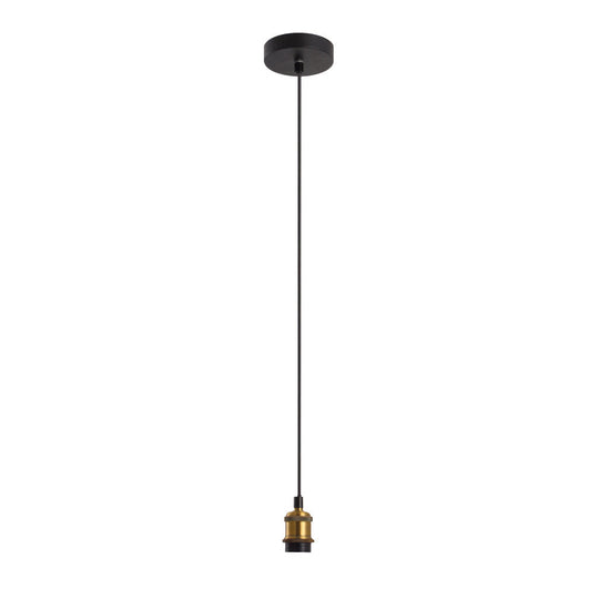Lámpara colgante EDISON, base E26, foco no incluido, 127V de Quor Lighting - Q14207-BRZ