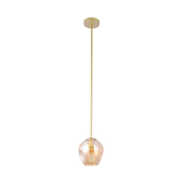 Lámpara colgante SAKURA, base E26, foco no incluido, 127V de Quor Lighting - Q16061-GD