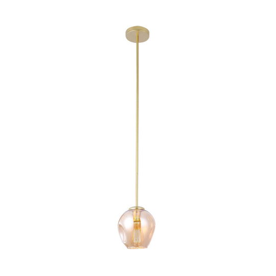 Lámpara colgante SAKURA, base E26, foco no incluido, 127V de Quor Lighting - Q16061-GD