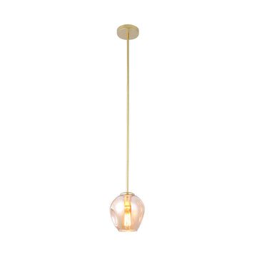 Lámpara colgante SAKURA, base E26, foco no incluido, 127V de Quor Lighting - Q16061-GD