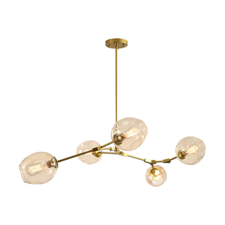 Lámpara colgante SAKURA, base E26, foco no incluido, 127V de Quor Lighting - Q16067-GD