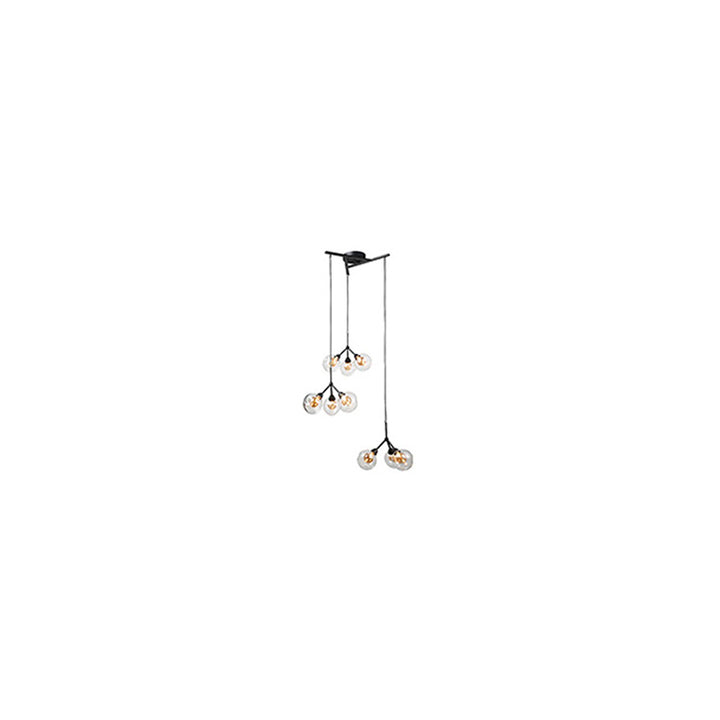 Lámpara colgante BRANCHE 9 x 4W, color de luz según foco, 127V de Quor Lighting