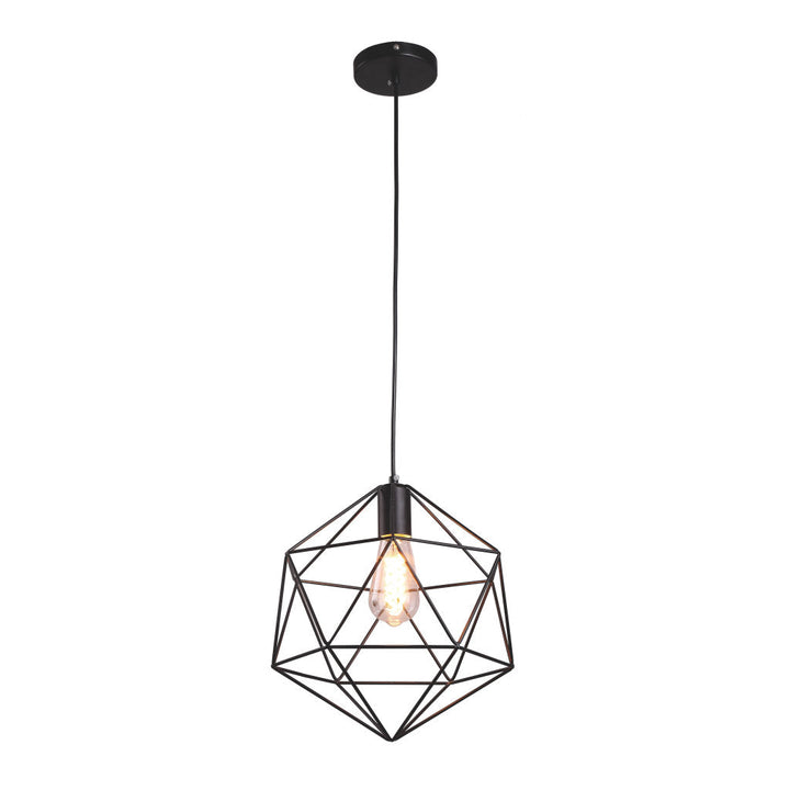 Lámpara colgante DALÍ, base E26, foco no incluido, 127V de Quor Lighting - Q17605-BK