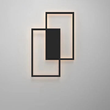 Luminario de muro SKETCH 40W, luz cálida 3000°K, 127V de Quor Lighting - Q18002-BK