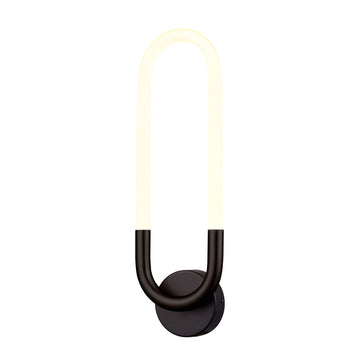 Luminario de muro CLIP 8W, luz cálida 3000°K, 127V de Quor Lighting - Q20039-BK