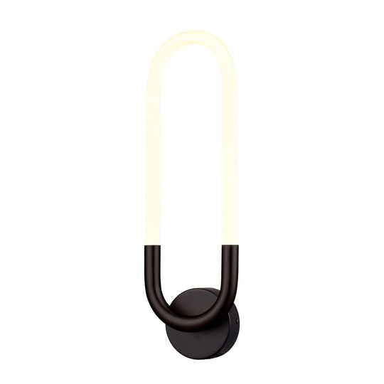 Luminario de muro CLIP 8W, luz cálida 3000°K, 127V de Quor Lighting - Q20039-BK