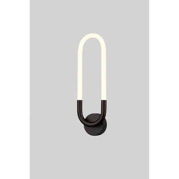 Luminario de muro CLIP 8W, luz cálida 3000°K, 127V de Quor Lighting - Q20039-BK