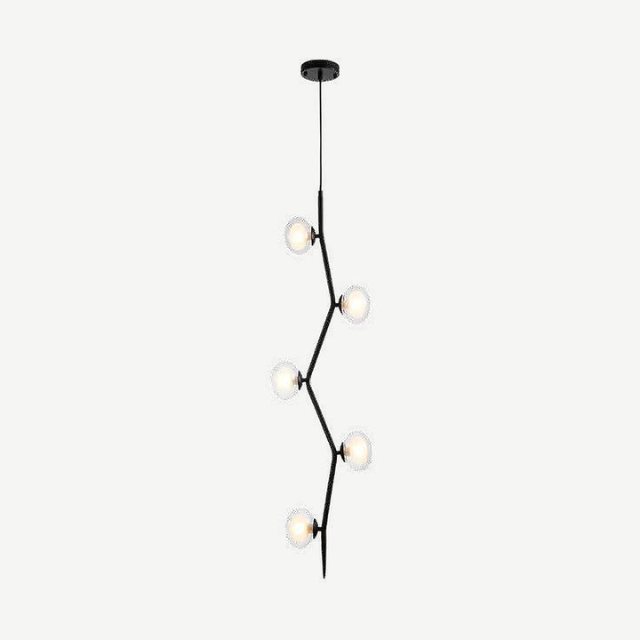 Lámpara colgante OSLO 5 x 4W, luz cálida 3000°K, 127V de Quor Lighting