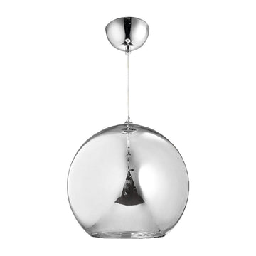 Lámpara colgante SOLAR (Ø 25cm), base E26, foco no incluido, de Quor Lighting - Q20625-CH