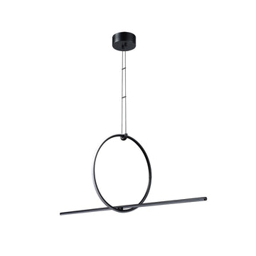 Lámpara colgante TOKYO 28W, luz cálida 3000°K, 127V de Quor Lighting - Q21663-BK