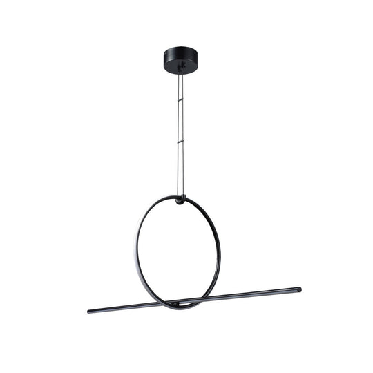 Lámpara colgante TOKYO 28W, luz cálida 3000°K, 127V de Quor Lighting - Q21663-BK