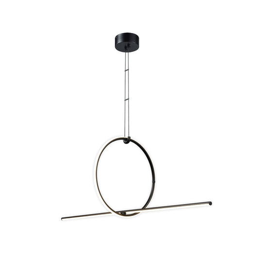 Lámpara colgante TOKYO 28W, luz cálida 3000°K, 127V de Quor Lighting - Q21663-BK