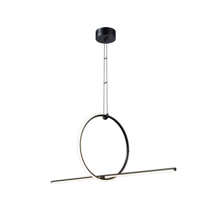 Lámpara colgante TOKYO 28W, luz cálida 3000°K, 127V de Quor Lighting - Q21663-BK