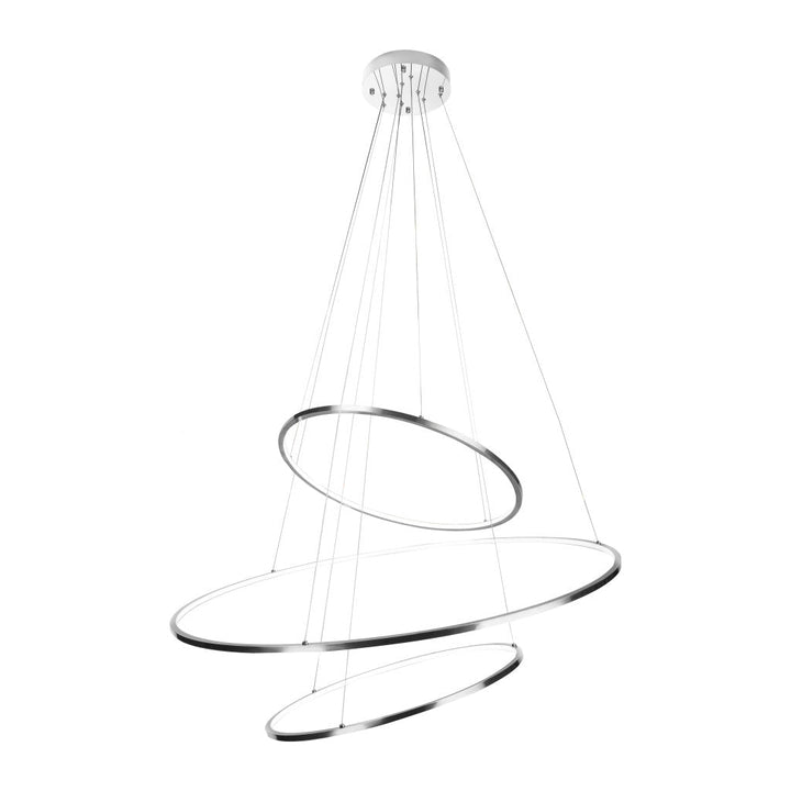 Lámpara colgante KREIS 108W, color de luz selectable cálida 3000°K / neutro 4000°K / frío 6000°K, atenuable, 127V de Quor Lighting - Q24483-CH