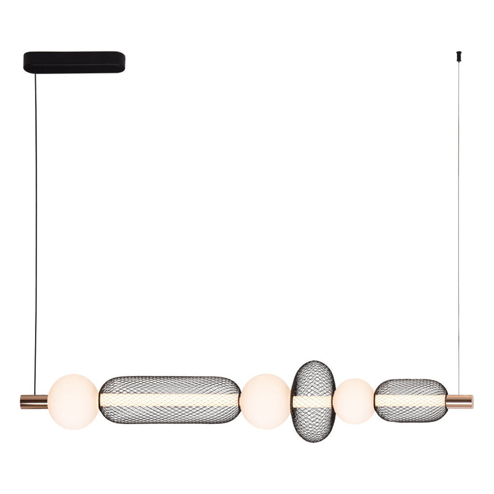 Lámpara colgante CAIRO 29W, luz cálida 3000°K, atenuable, 127V de Quor Lighting - Q26019-BKGD