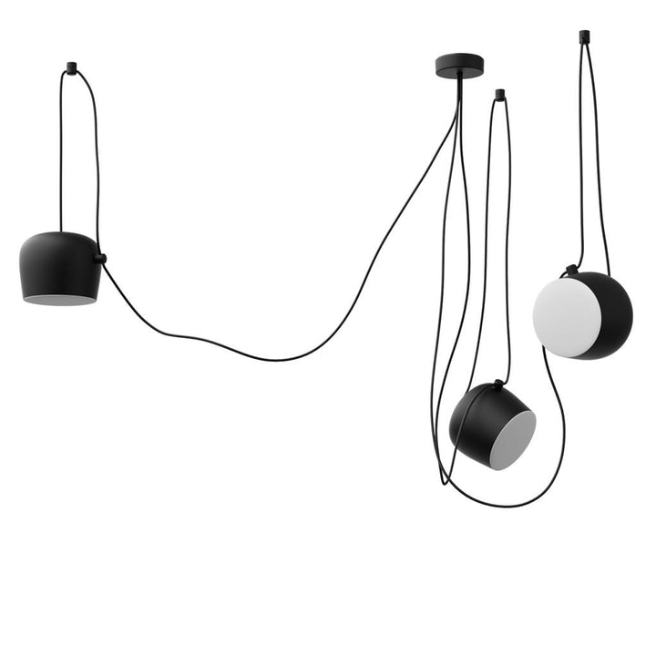 Lámpara colgante MARCO, base E26, foco no incluido, 127V de Quor Lighting - Q27140-BK