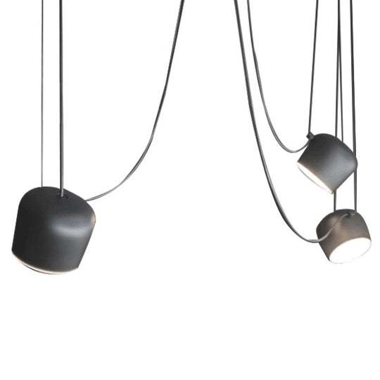 Lámpara colgante MARCO, base E26, foco no incluido, 127V de Quor Lighting - Q27140-BK