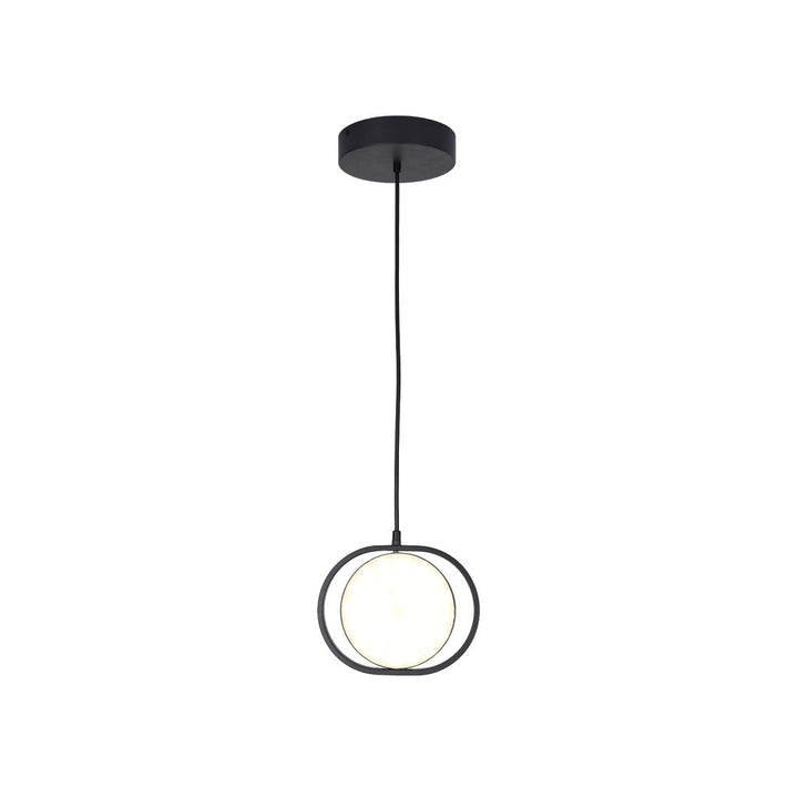 Lámpara colgante BERLÍN 1 x 12W, luz cálida 3000°K, atenuable, 127V de Quor Lighting - Q27243-BK