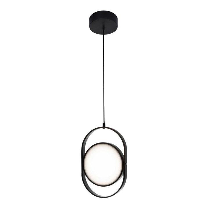 Lámpara colgante BERLÍN 1 x 12W, luz cálida 3000°K, atenuable, 127V de Quor Lighting - Q27244-BK