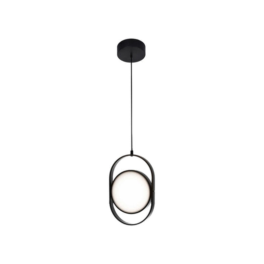 Lámpara colgante BERLÍN 1 x 12W, luz cálida 3000°K, atenuable, 127V de Quor Lighting - Q27244-BK
