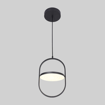 Lámpara colgante BERLÍN 1 x 12W, luz cálida 3000°K, atenuable, 127V de Quor Lighting - Q27244-BK