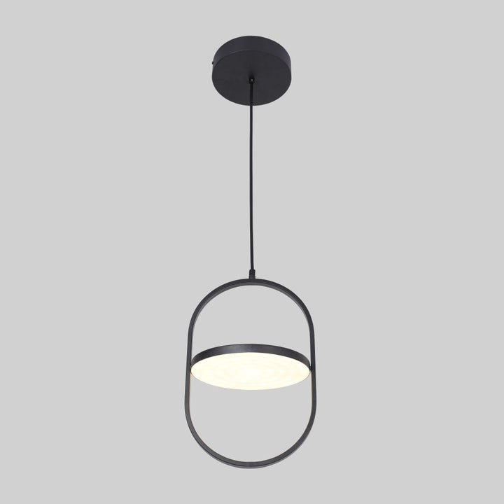 Lámpara colgante BERLÍN 1 x 12W, luz cálida 3000°K, atenuable, 127V de Quor Lighting - Q27244-BK