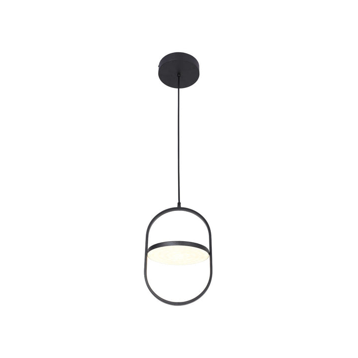 Lámpara colgante BERLÍN 1 x 12W, luz cálida 3000°K, atenuable, 127V de Quor Lighting - Q27244-BK