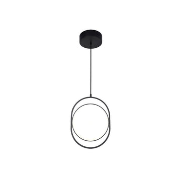 Lámpara colgante BERLÍN 1 x 22W, luz cálida 3000°K, atenuable, 127V de Quor Lighting - Q27245-BK