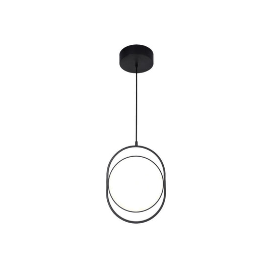 Lámpara colgante BERLÍN 1 x 22W, luz cálida 3000°K, atenuable, 127V de Quor Lighting - Q27245-BK