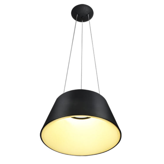 Lámpara colgante THEO 30W, 3000K/4000K/6000K o CCT seleccionable, 127V de Quor Lighting – SKU Q27787-BK – Quor Lighting