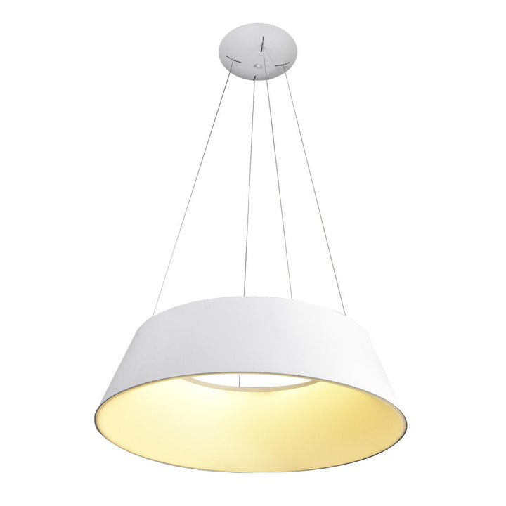 Lámpara colgante THEO 60W, color de luz selectable cálida 3000°K / neutro 4000°K / frío 6000°K, atenuable, 127V de Quor Lighting - Q27789-WH