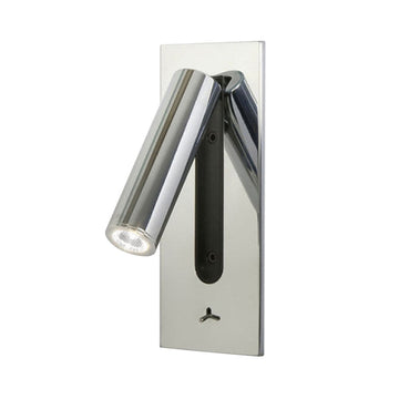Luminario de muro ZIMMER 3W, luz cálida 3000°K, 127V de Quor Lighting - Q28125-CH
