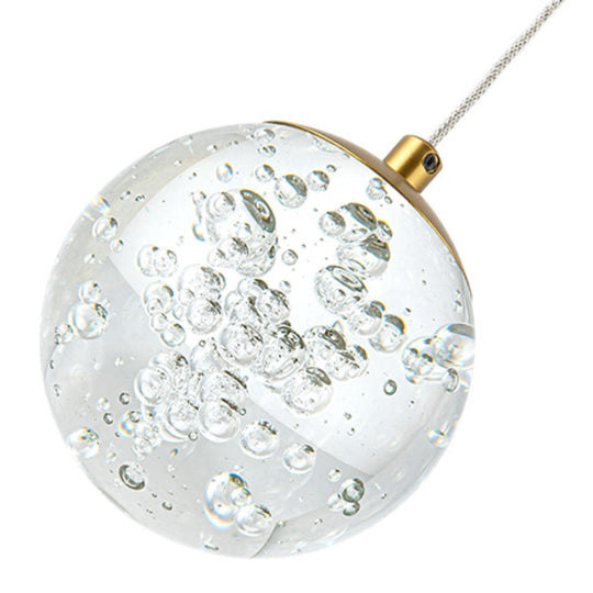 Lámpara colgante SING 6W, color de luz selectable cálida 3000°K / neutro 4000°K / frío 6000°K, atenuable, 127V de Quor Lighting - Q28151-BG