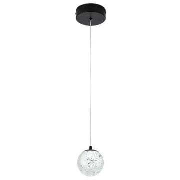 Lámpara colgante SING 6W, color de luz selectable cálida 3000°K / neutro 4000°K / frío 6000°K, atenuable, 127V de Quor Lighting - Q28151-BK