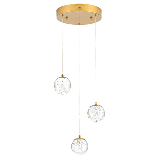 Lámpara colgante SING 20W, color de luz selectable cálida 3000°K / neutro 4000°K / frío 6000°K, atenuable, 127V de Quor Lighting - Q28153-BG