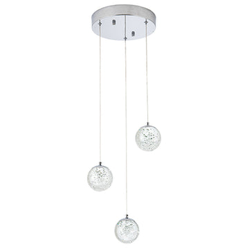 Lámpara colgante SING 20W, color de luz selectable cálida 3000°K / neutro 4000°K / frío 6000°K, atenuable, 127V de Quor Lighting - Q28153-CH