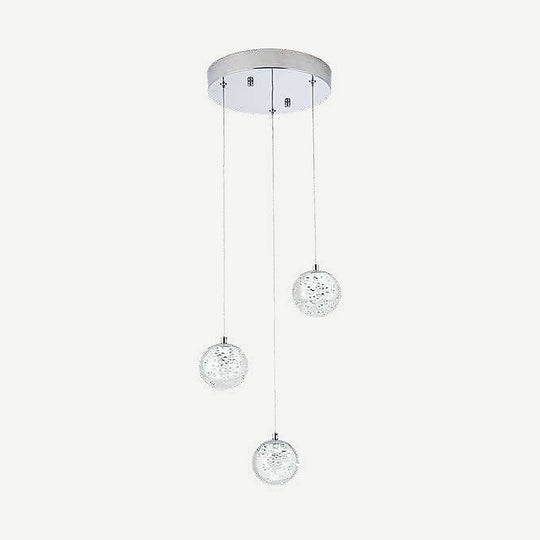 Lámpara colgante SING 20W, CCT seleccionable luz cálida 3000°K, neutro 4000°K, frío 6000°K, atenuable, 127V de Quor Lighting - Cromo