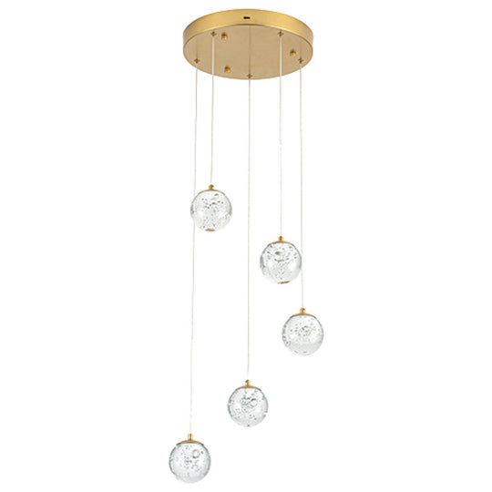 Lámpara colgante SING 26W, CCT seleccionable 3000K/4000K/6000K, 127V de Quor Lighting – SKU Q28155-BG – Quor Lighting