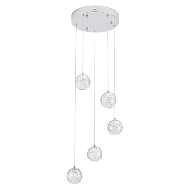 Lámpara colgante SING 26W, color de luz selectable cálida 3000°K / neutro 4000°K / frío 6000°K, atenuable, 127V de Quor Lighting - Q28155-CH