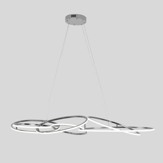 Lámpara colgante PABLO 107W, color de luz selectable cálida 3000°K / neutro 4000°K / frío 6000°K, atenuable, 127V de Quor Lighting - Q29083-CH