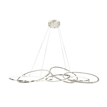 Lámpara colgante PABLO 107W, color de luz selectable cálida 3000°K / neutro 4000°K / frío 6000°K, atenuable, 127V de Quor Lighting - Q29083-CH